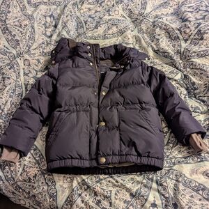 Kids Navy Blue Puffer Jacket